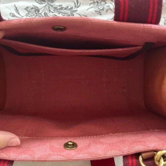 COACH Spin Taffy Multi Colored Tote 27 In Signature EXCELLENT - Picture 2 of 5